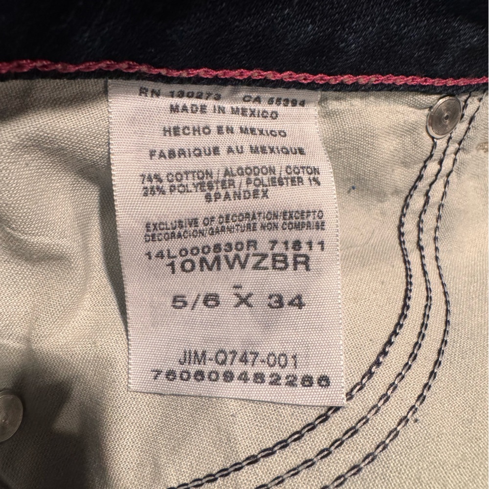 Women's Wrangler Dark Blue Jeans - Picture 2 of 4